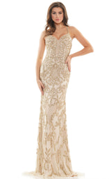 1 of 10 Colors Dress K119 Dress Gold