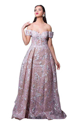 2 of 10 MNM Couture K3567 Light Pink