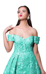 6 of 10 MNM Couture K3567 Aqua