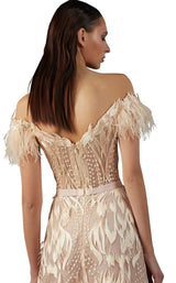 4 of 4 MNM Couture K3659 Dress Peach