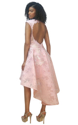 2 of 4 MNM Couture K3676 Dress Pink