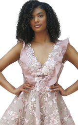 6 of 8 MNM Couture K3677 Dress Pink