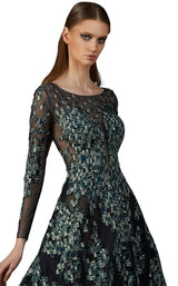 3 of 4 MNM Couture K3686 Dress Aqua