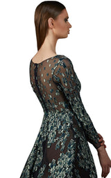 4 of 4 MNM Couture K3686 Dress Aqua