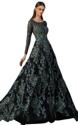 1 of 4 MNM Couture K3686 Dress Aqua