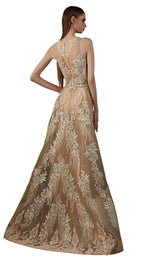 2 of 4 MNM Couture K3692 Beige