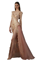 1 of 4 MNM Couture K3716 Salmon