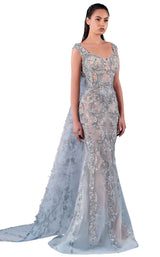 1 of 4 MNM Couture K3750 Dress Blue