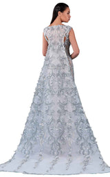 2 of 4 MNM Couture K3750 Dress Blue