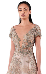 3 of 4 MNM Couture K3756 Dress Salmon