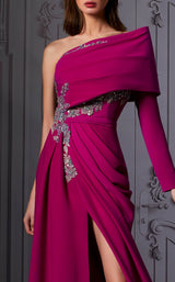 MNM Couture K3847 Dress Purple