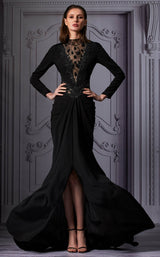 1 of 3 MNM Couture K3848 Dress Black