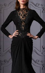 3 of 3 MNM Couture K3848 Dress Black