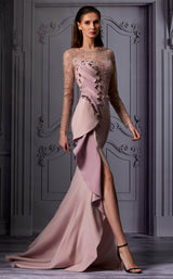 MNM Couture K3853 Dress Pink