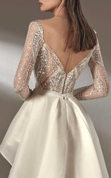 4 of 4 MNM Couture K3902 Dress Off-White