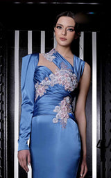 MNM Couture K3986 Royal-Blue