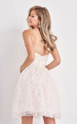 3 of 3 Jovani K68026 White-Pink