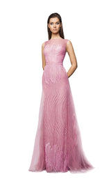 1 of 4 Revive by Tony Ward Katherine Dress Pink