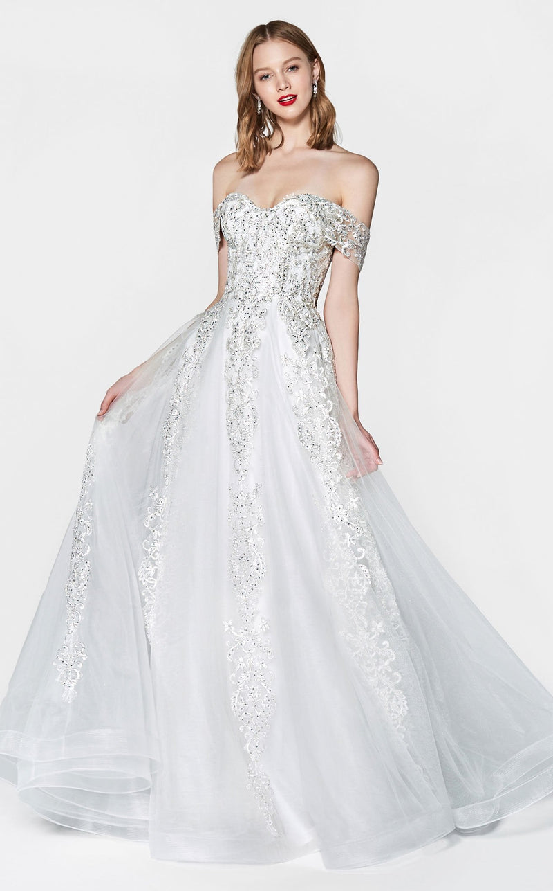 Cinderella Divine KC19070W Dress Off-White