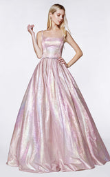 1 of 3 Cinderella Divine KC880 Dress Metallic-Blush