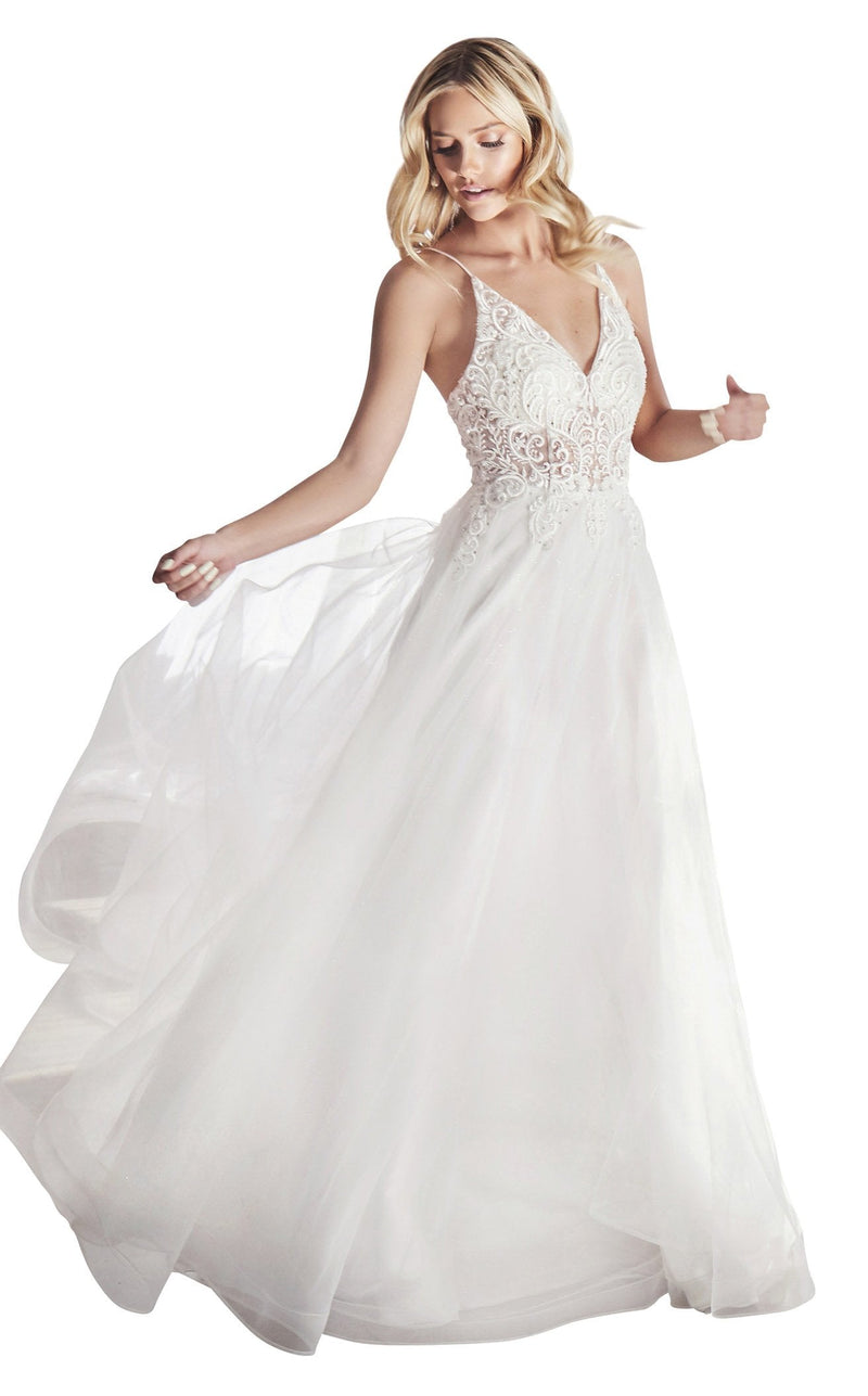 Cinderella Divine KC897W Dress Off-White
