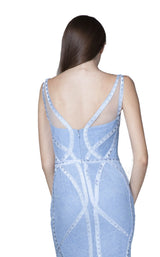 4 of 4 Revive by Tony Ward Krissy Dress Light-Blue