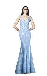1 of 4 Revive by Tony Ward Krissy Dress Light-Blue