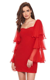 2 of 8 Rachel Allan L1224 Red