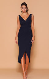 1 of 2 Les Demoiselle LD1120 Dress Navy