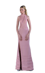 1 of 4 Revive by Tony Ward Leonie Dress Light-Pink