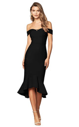 7 of 7 Love Honor Rosetta Midi Black
