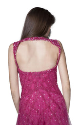 4 of 4 Revive by Tony Ward Lisa Dress Fuchsia