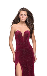 2 of 8 La Femme 25443 Raspberry