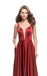 8 of 10 La Femme 25455 Burgundy