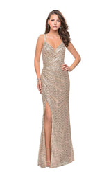 5 of 8 La Femme 25492 Light Gold