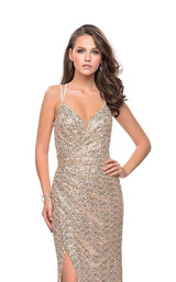 6 of 8 La Femme 25492 Light Gold