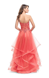 7 of 8 La Femme 25515 Hot Coral