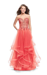 3 of 8 La Femme 25515 Hot Coral