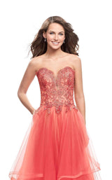 4 of 8 La Femme 25515 Hot Coral