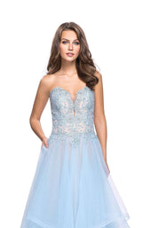 2 of 8 La Femme 25515 Powder Blue