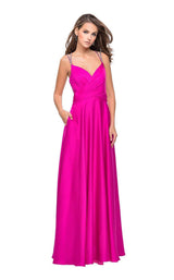 3 of 6 La Femme 25611 Hot Pink
