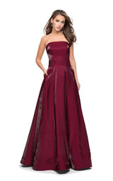 1 of 7 La Femme 25638 Burgundy