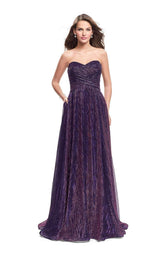 1 of 8 La Femme 25886 Purple Multi