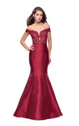 3 of 8 La Femme 25926 Burgundy