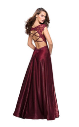5 of 6 La Femme 25973 Burgundy