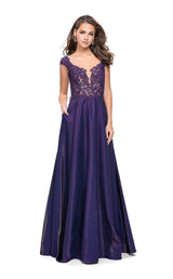 1 of 6 La Femme 25973 Dark Periwinkle