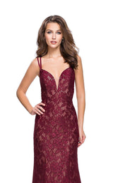 8 of 10 La Femme 26043 Burgundy
