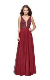 5 of 8 La Femme 26053 Deep Red