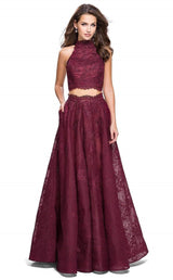 3 of 7 La Femme 26103 Burgundy