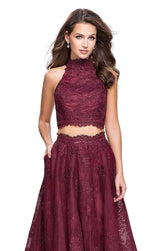 4 of 7 La Femme 26103 Burgundy